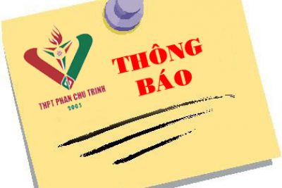 Trường THPT Phan Chu Trinh Thông báo số 3 về việc Tuyển sinh vào 10 năm học 2020-2021